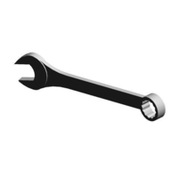 Small 39 Metric short combination wrenches 3D Printing 396942