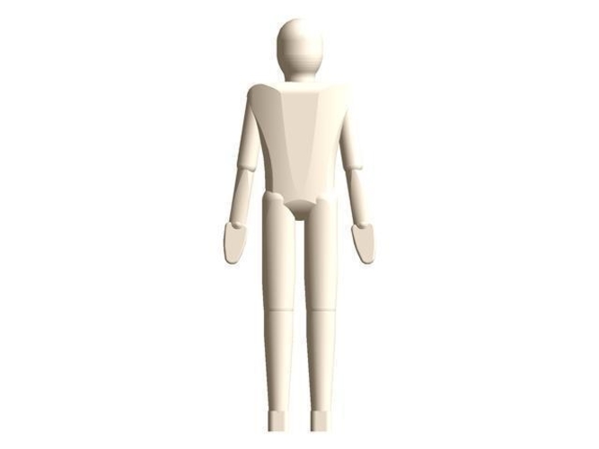 Standing dummy - Size 1,76 m 3D Print 396954