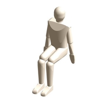Sitting dummy - Size 1,63 m - Thumbnail 2