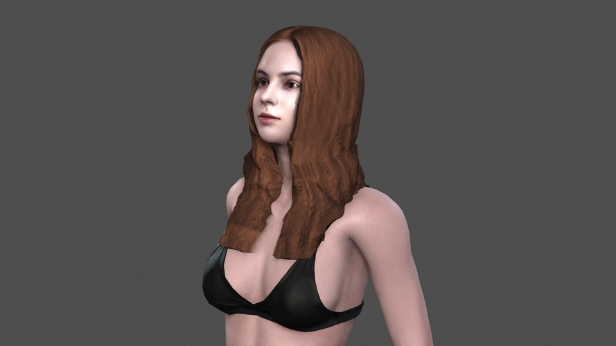 Beautiful Woman -3d character 3D Print 396961