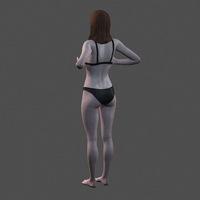 Beautiful Woman -3d character - Thumbnail 4