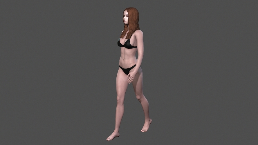 Beautiful Woman -3d character 3D Print 396965