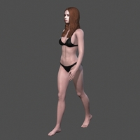 Beautiful Woman -3d character - Thumbnail 6