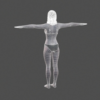 Beautiful Woman -3d character - Thumbnail 10