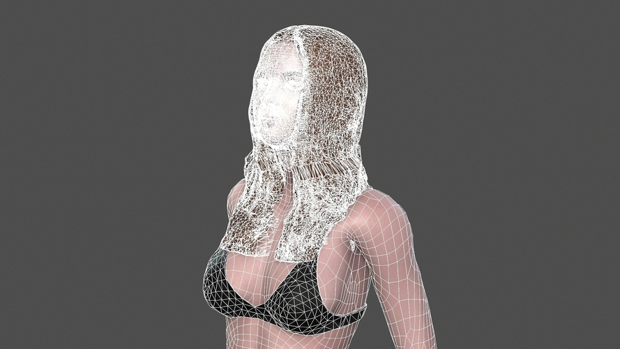 Beautiful Woman -3d character 3D Print 396970