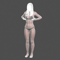 Beautiful Woman -3d character - Thumbnail 12