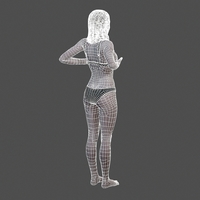 Beautiful Woman -3d character - Thumbnail 14