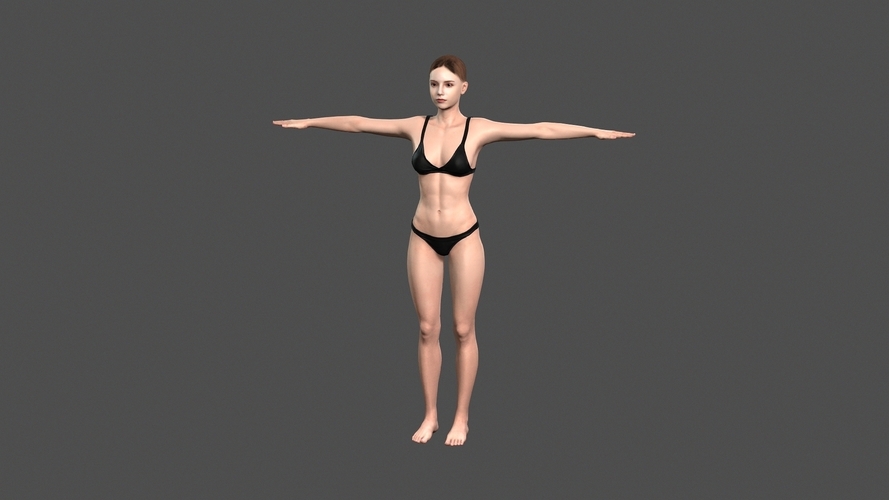 Beautiful Woman -3d character 3D Print 396982