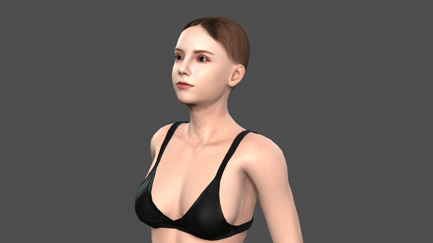 Beautiful Woman -3d character 3D Print 396983