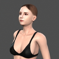 Beautiful Woman -3d character - Thumbnail 2