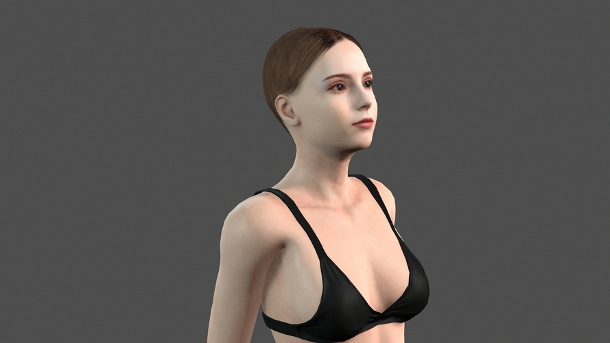 Beautiful Woman -3d character 3D Print 396984
