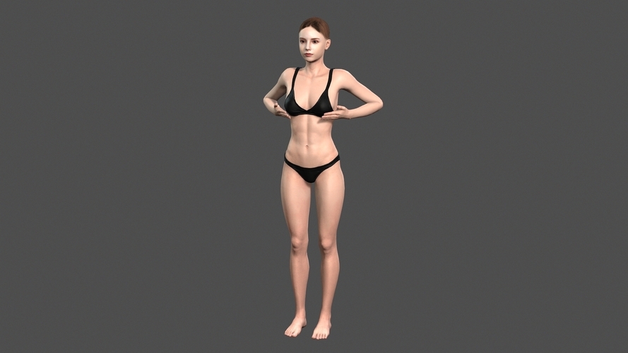Beautiful Woman -3d character 3D Print 396985