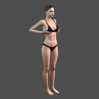 Beautiful Woman -3d character - Thumbnail 5