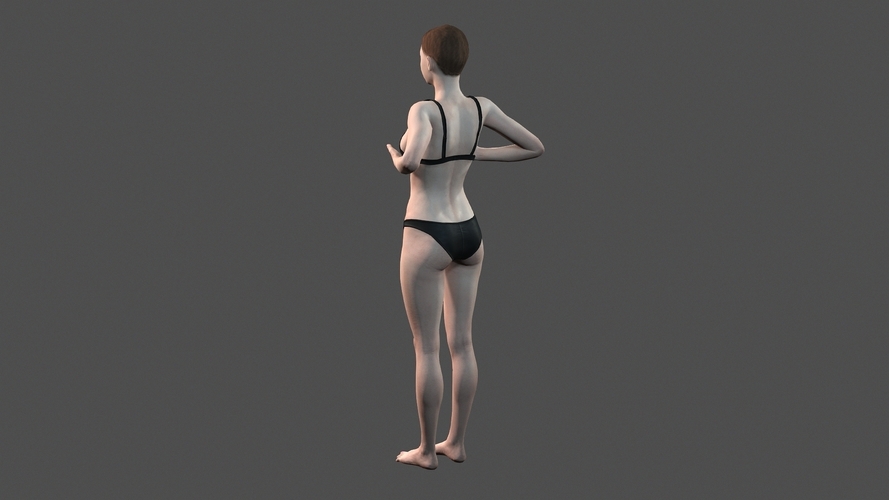 Beautiful Woman -3d character 3D Print 396987