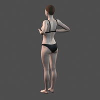 Beautiful Woman -3d character - Thumbnail 6