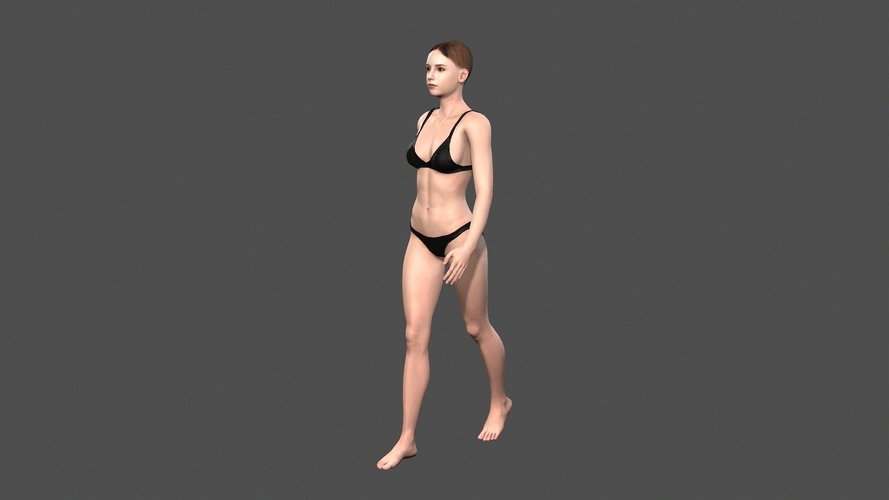 Beautiful Woman -3d character 3D Print 396988