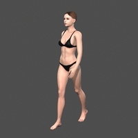 Beautiful Woman -3d character - Thumbnail 7