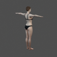 Beautiful Woman -3d character - Thumbnail 8