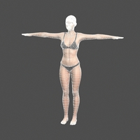 Beautiful Woman -3d character - Thumbnail 9