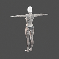 Beautiful Woman -3d character - Thumbnail 10