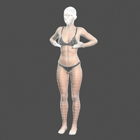 Beautiful Woman -3d character - Thumbnail 14