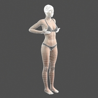 Beautiful Woman -3d character - Thumbnail 15