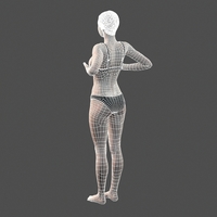 Beautiful Woman -3d character - Thumbnail 16