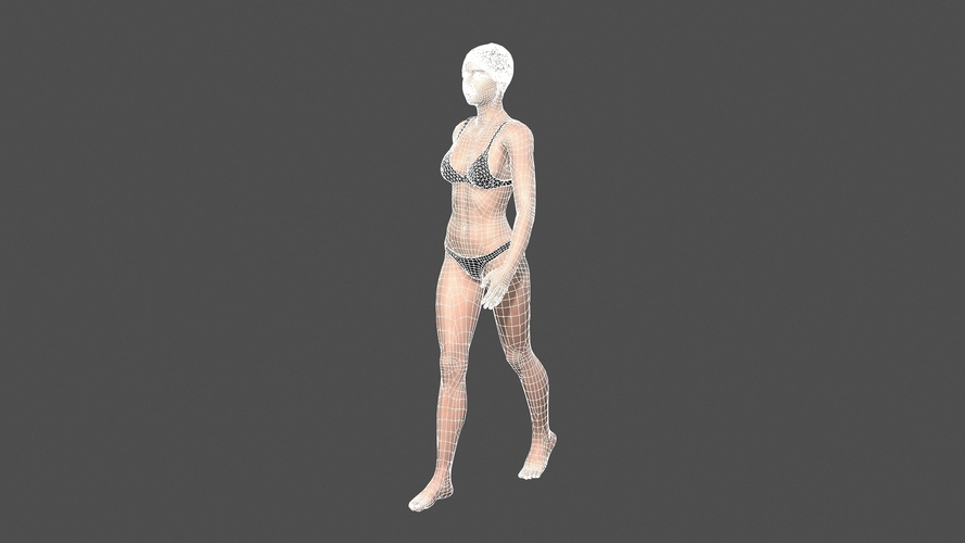 Beautiful Woman -3d character 3D Print 396998