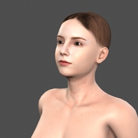 Beautiful Woman - 3d character - Thumbnail 1