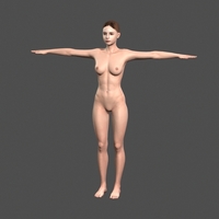 Beautiful Woman - 3d character - Thumbnail 4