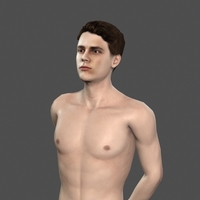 Beautiful man -3d character - Thumbnail 2