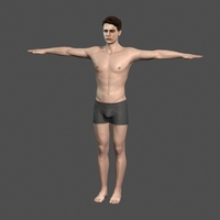 Small Beautiful man -3d charact 3D Printing 397053