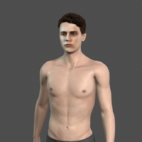 Beautiful man -3d charact - Thumbnail 4