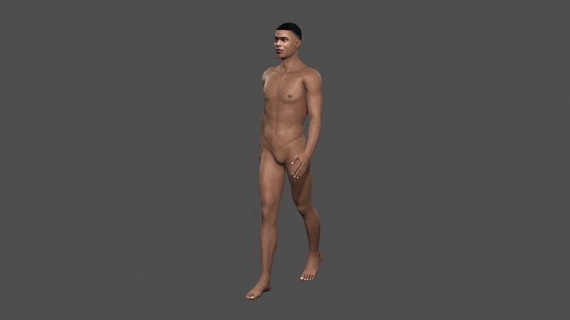 Beautiful man -3d character