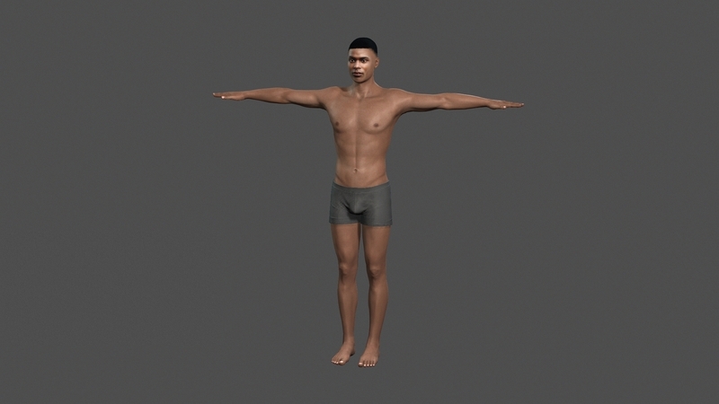 Beautiful man -3d character