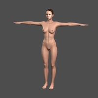 Beautiful Woman -3d character - Thumbnail 4