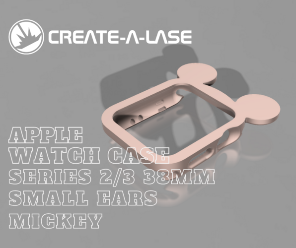 Apple Watch Case Mickey Flat ears Series 2/3 38mm 3D Print 397146