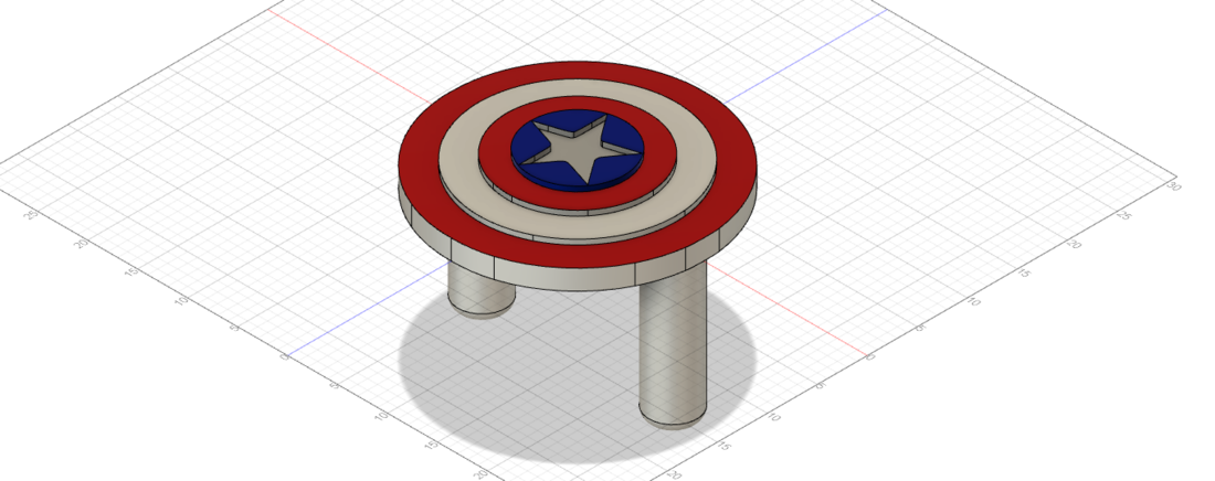 captain America outlet protection 3D Print 397156