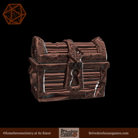 Small Strongbox Chest 3D Printing 397168