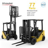 Small Clark S20 53 Forklift Truck - PRO version 3D Printing 397351
