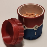 Pills case bottle weekly organizer dispenser - Thumbnail 4