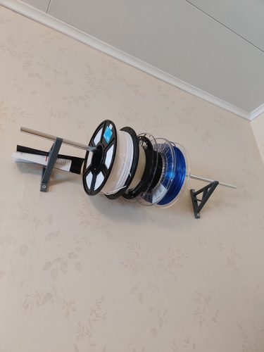 3D Printed wall mounted spool holder by xacdjbpcblmlrprutn