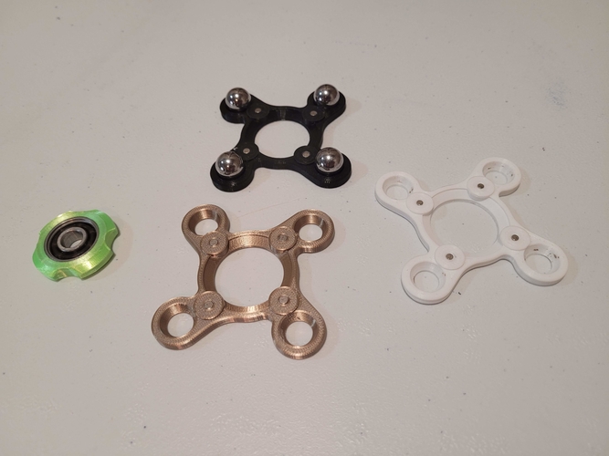 Magnetic, Interchangeable Spinner 3D Print 397422