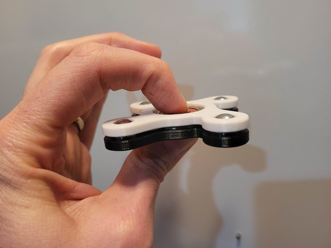 Magnetic, Interchangeable Spinner 3D Print 397423