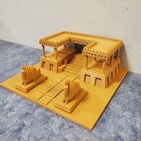 Small Assyrian Palace 3D Printing 397446