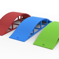 Cross Axle Bridge for diecast RC cars 1:10 - Thumbnail 2