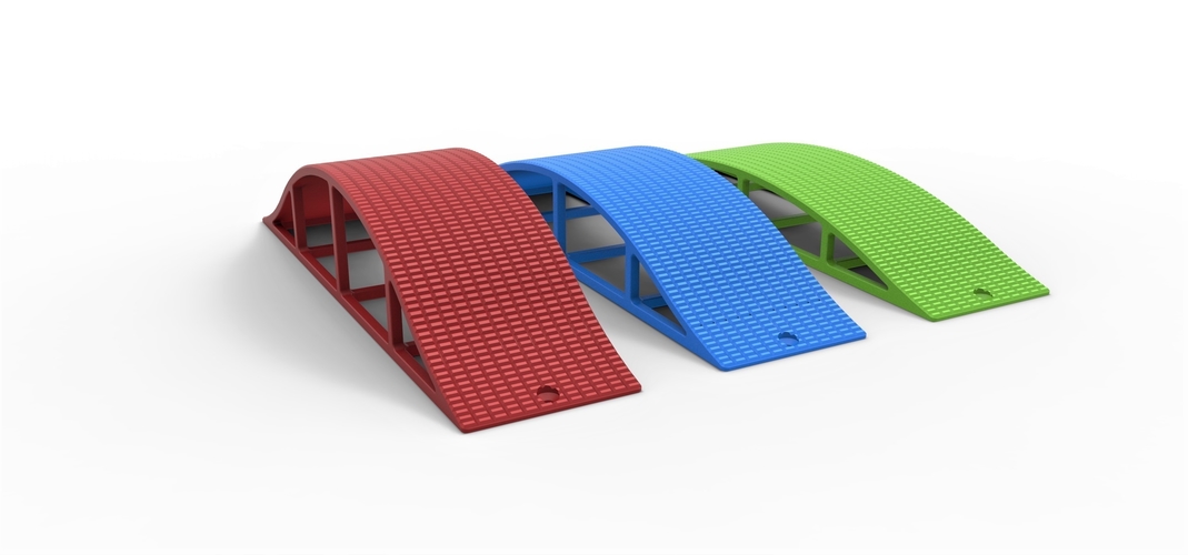 Cross Axle Bridge for diecast RC cars 1:10 3D Print 397459
