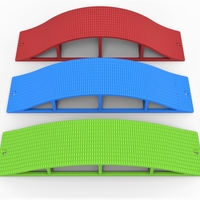 Cross Axle Bridge for diecast RC cars 1:10 - Thumbnail 5