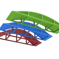 Cross Axle Bridge for diecast RC cars 1:10 - Thumbnail 6