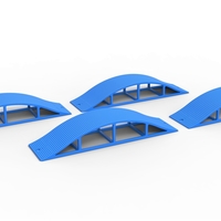 Cross Axle Bridge for diecast RC cars 1:10 - Thumbnail 7